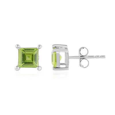 Peridot-Silberohrringe