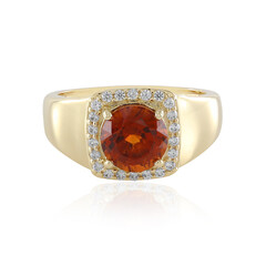 Hessonit-Granat-Goldring