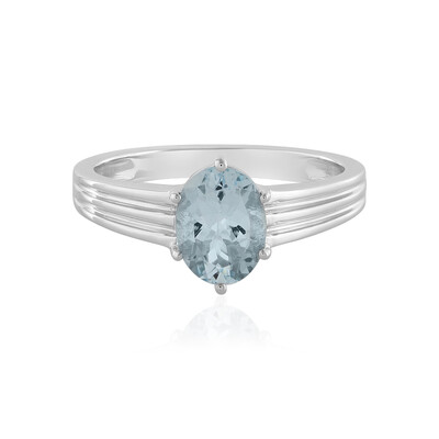 Brasilianischer Aquamarin-Goldring