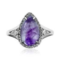 Chevron-Amethyst-Silberring