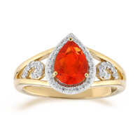 AAA-Mexikanischer Feueropal-Goldring