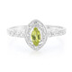 Mandschurischer Peridot-Silberring