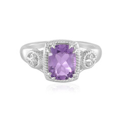 Lavendel-Amethyst-Silberring