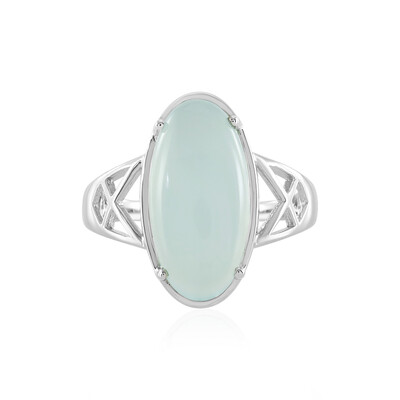 Aqua-Chalzedon-Silberring