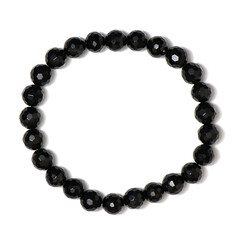 Schwarzer Spinell-Armband