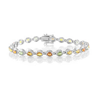 Saphir-Silberarmband