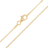 Silber-Veneziakette - 1,6 g - 42 cm - vergoldet
