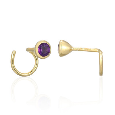 Amethyst-Silberohrringe