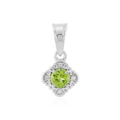 Peridot-Silberanhänger