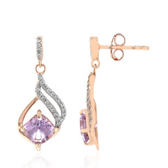 Amethyst-Silberohrringe