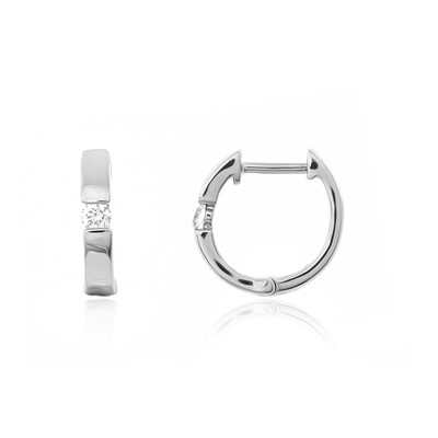 Lupenreiner (F) Brillant-Platinohrringe (LUCENT DIAMONDS)