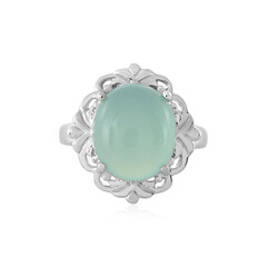Aqua-Chalzedon-Silberring