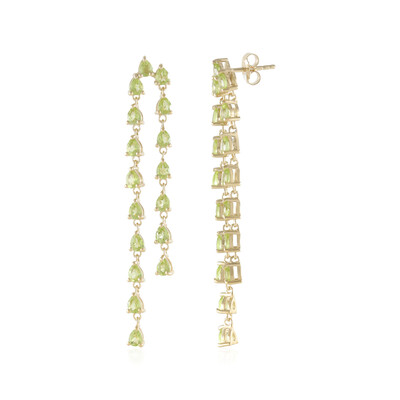 Peridot-Silberohrringe
