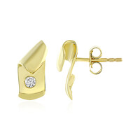 Lupenreiner (F) Brillant-Goldohrringe (LUCENT DIAMONDS)