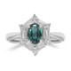 Brasilianischer Alexandrit-Platinring (CIRARI)