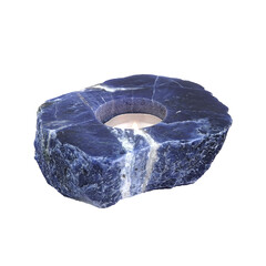 Sodalith-Teelichthalter (Lapis Vitalis)