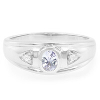 Fancy-Tansanit-Herren-Silberring