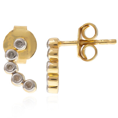 I2 (I) Diamant-Silberohrringe