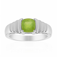 Brasilianischer Grüner Opal-Silberring (Pallanova)