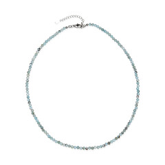 Larimar-Silberhalskette