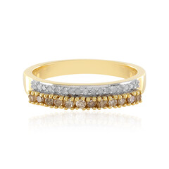 I3 Diamant-Silberring