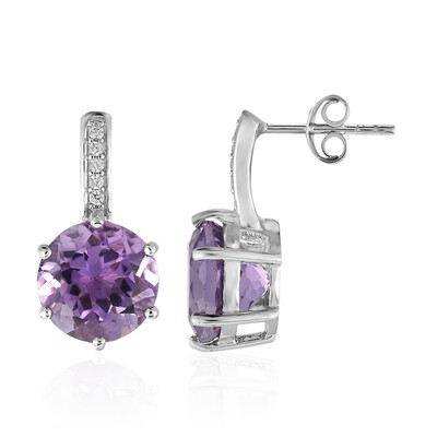 Amethyst-Silberohrringe