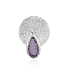 Lavendel-Amethyst-Silberanhänger