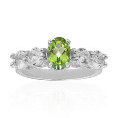 Kiwi-Topas-Silberring