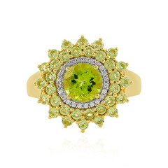 Peridot-Silberring