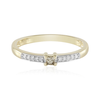 I2 Schokoladen-Diamant-Goldring