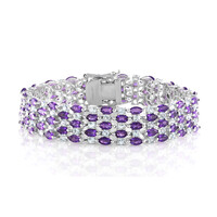 Sambia-Amethyst-Silberarmband