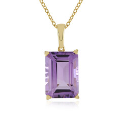 Lavendel-Amethyst-Silberhalskette