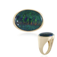 Andamooka-Matrix-Opal-Goldring (AMAYANI)
