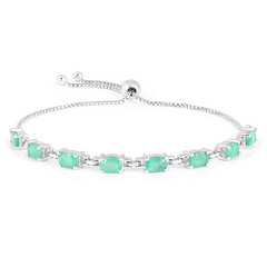 Socoto-Smaragd-Silberarmband