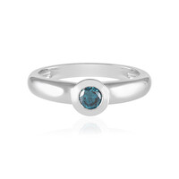 Blauer I2 Brillant-Goldring (KM by Juwelo)