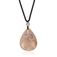 Kirschblüten-Achat-Collier