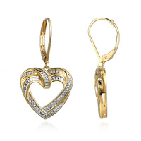 I3 (I) Diamant-Messingohrringe (Juwelo Style)