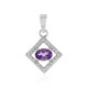 Uruguay-Amethyst-Silberanhänger
