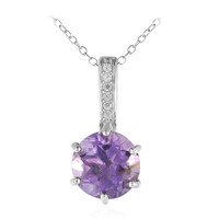Amethyst-Silberhalskette
