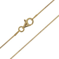 Silber-Veneziakette - 90 cm - 3,73 g - vergoldet