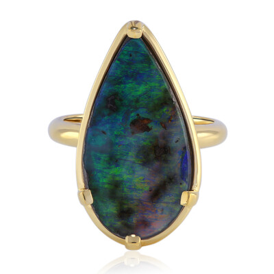 Boulder-Opal-Goldring (Mark Tremonti)