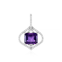 Sibirischer Amethyst-Silberanhänger