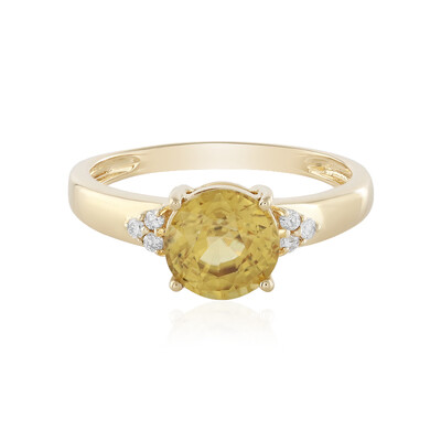 Gelber Zirkon-Goldring (AMAYANI)