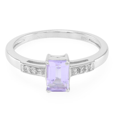 Bolivianischer Amethyst-Silberring