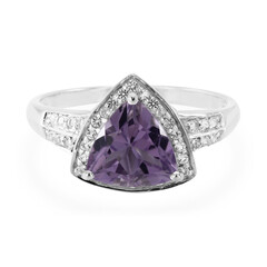 Bolivianischer Amethyst-Silberring