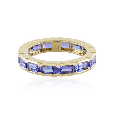 AAA-Tansanit-Goldring (de Melo)