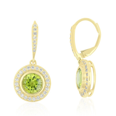 Peridot-Goldohrringe (de Melo)