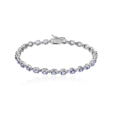 Tansanit-Silberarmband