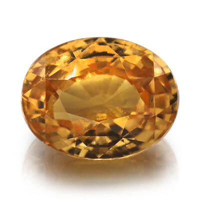 Grossular- Edelstein 9,8 ct  in Sammler-Box