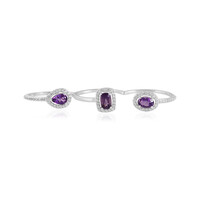 Sibirischer Amethyst-Silberring (de Melo)